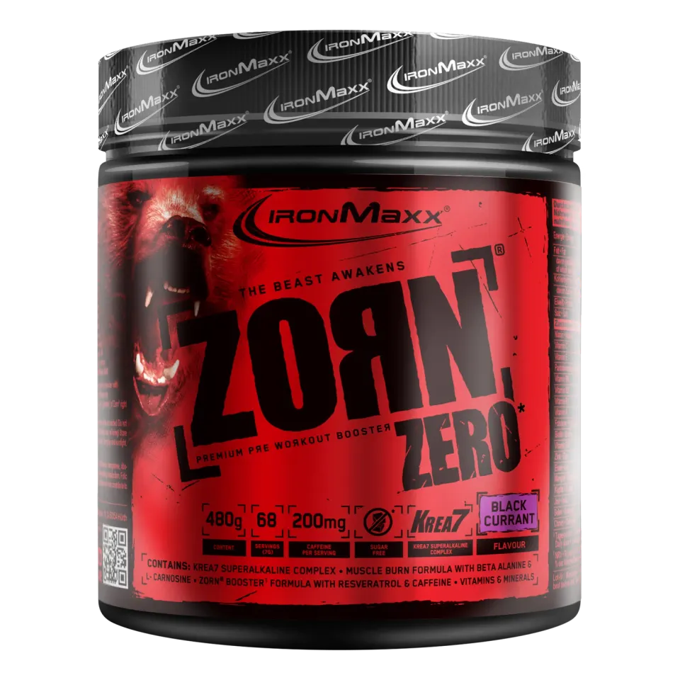 IronMaxx Zorn Pulver 480g Johannisbeere zuckerfrei