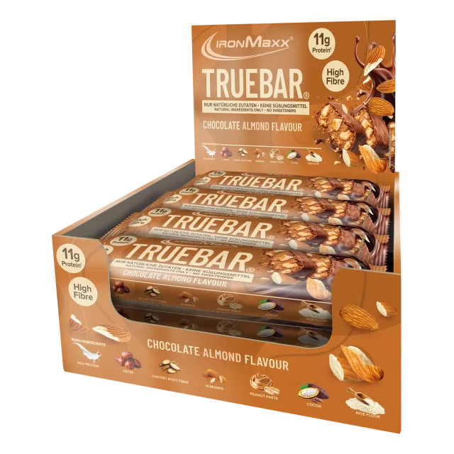 IronMaxx TrueBar Chocolate Almond Proteinriegel 12x45g Protein
