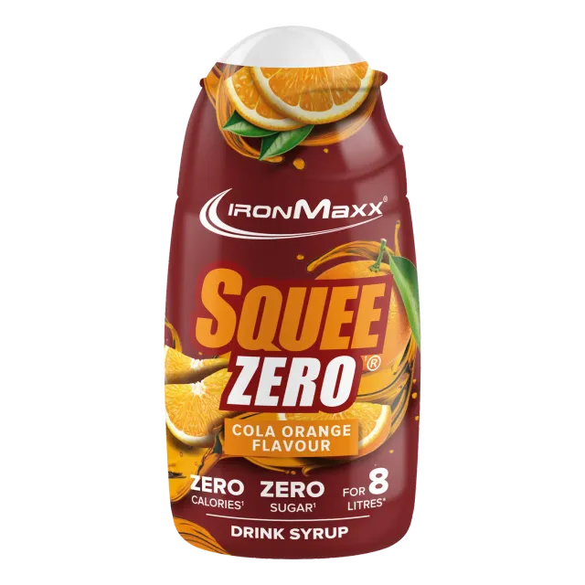 IronMaxx SqueeZero Getränkekonzentrat Cola Orange 65ml zuckerfrei