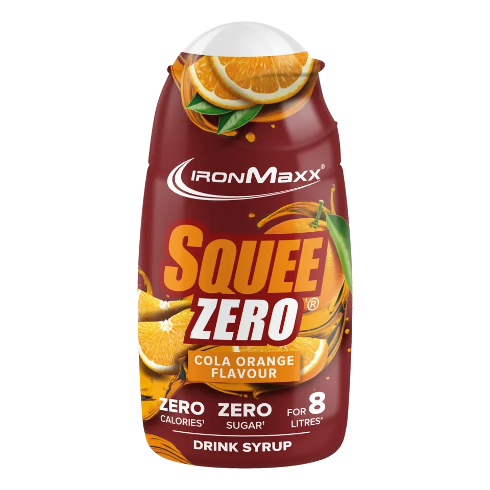 IronMaxx SqueeZero Getränkekonzentrat Cola Orange 65ml zuckerfrei