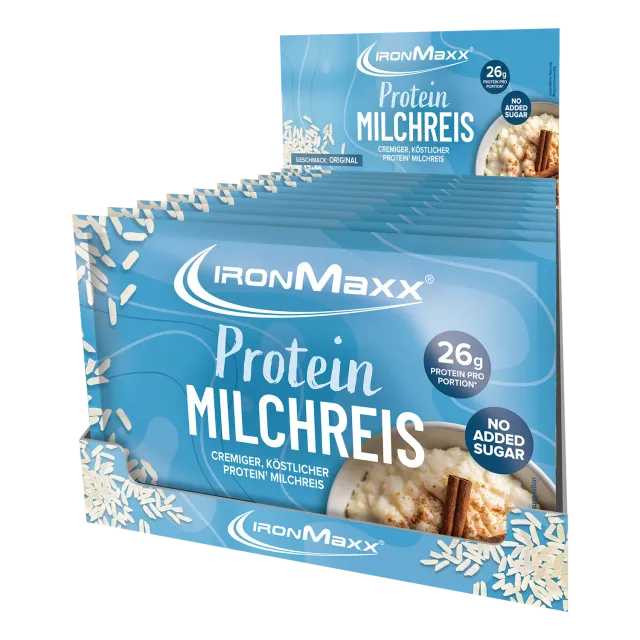 IronMaxx Protein Breakfast Milchreis 10x60g proteinreich