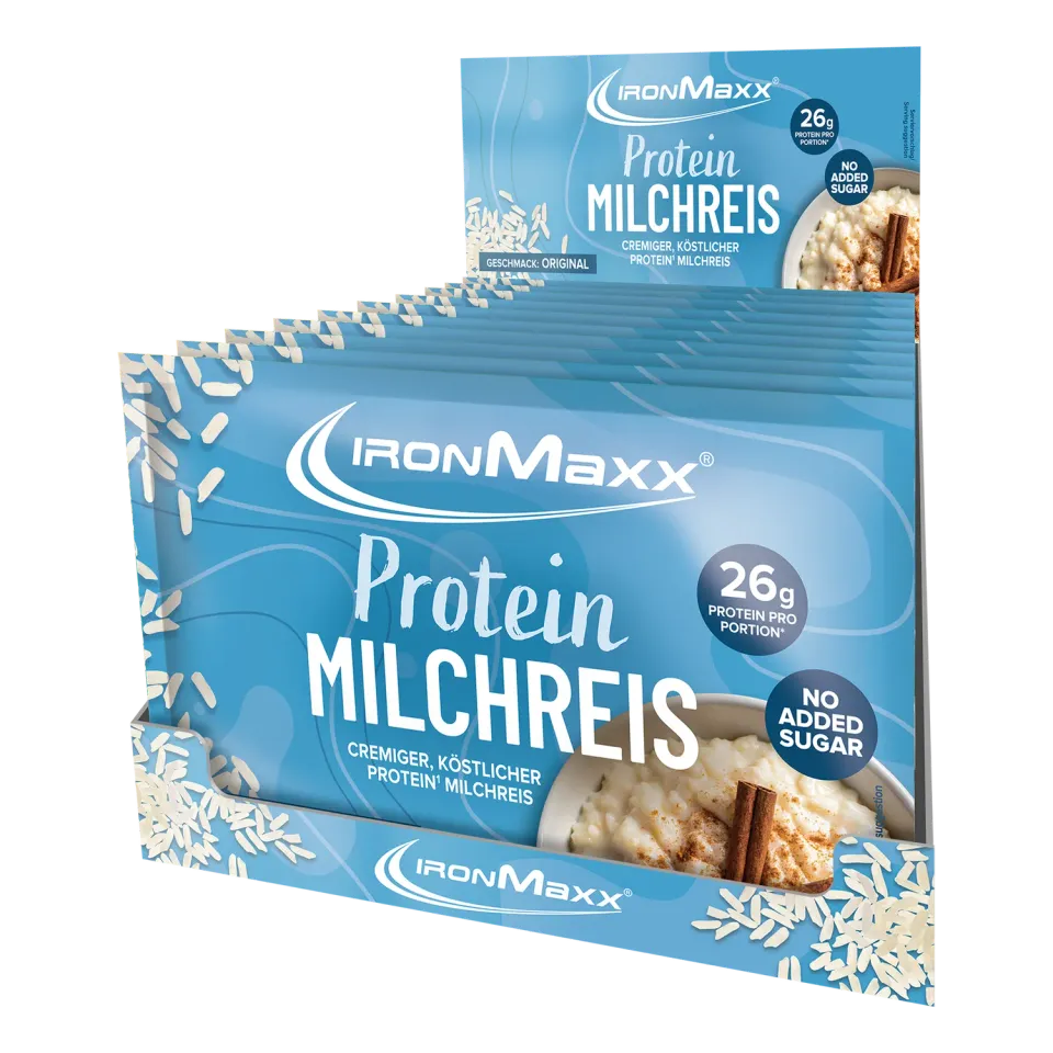 IronMaxx Protein Breakfast Milchreis 10x60g proteinreich