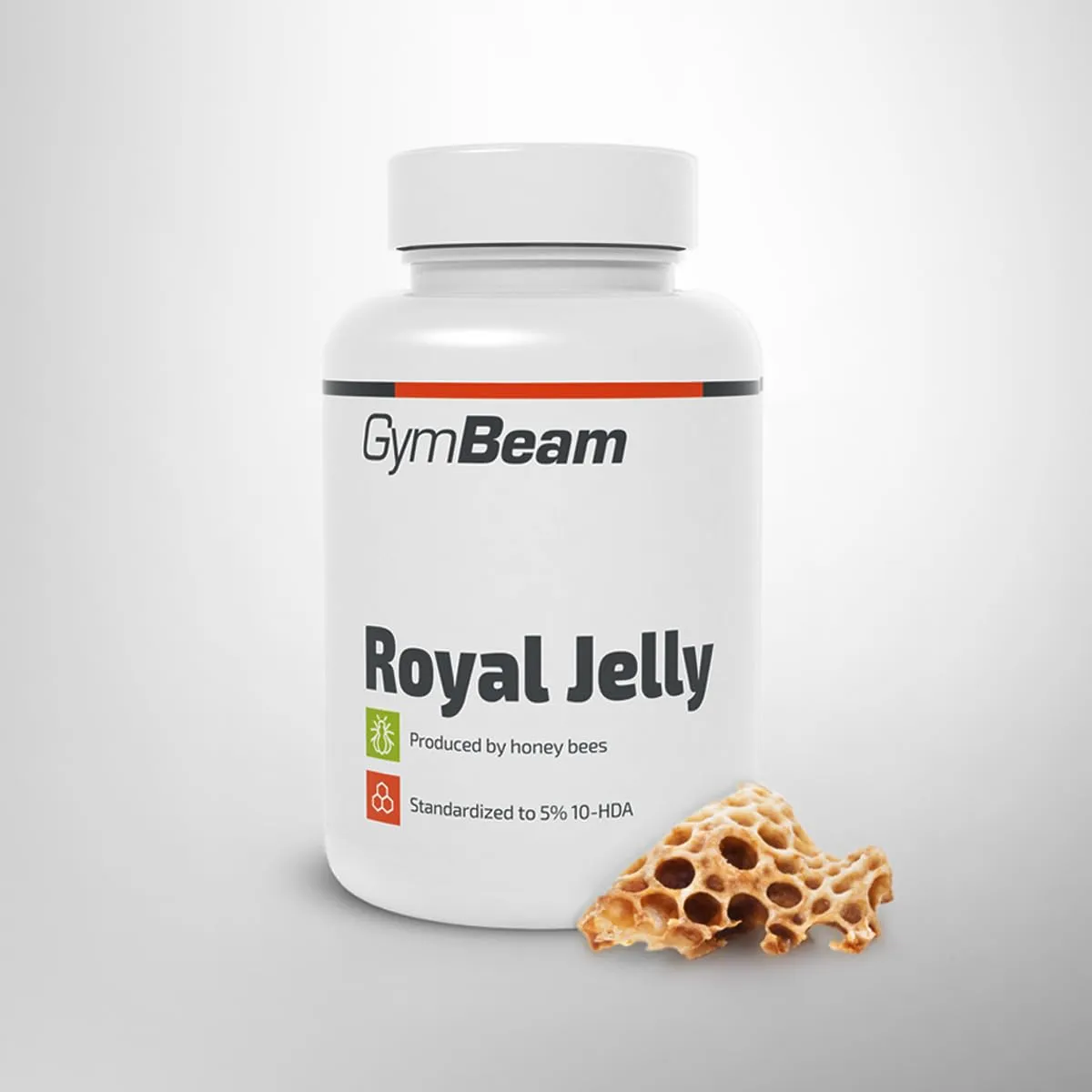 GymBeam Royal Jelly Kapseln 5% 10-HDA 60 Kapseln