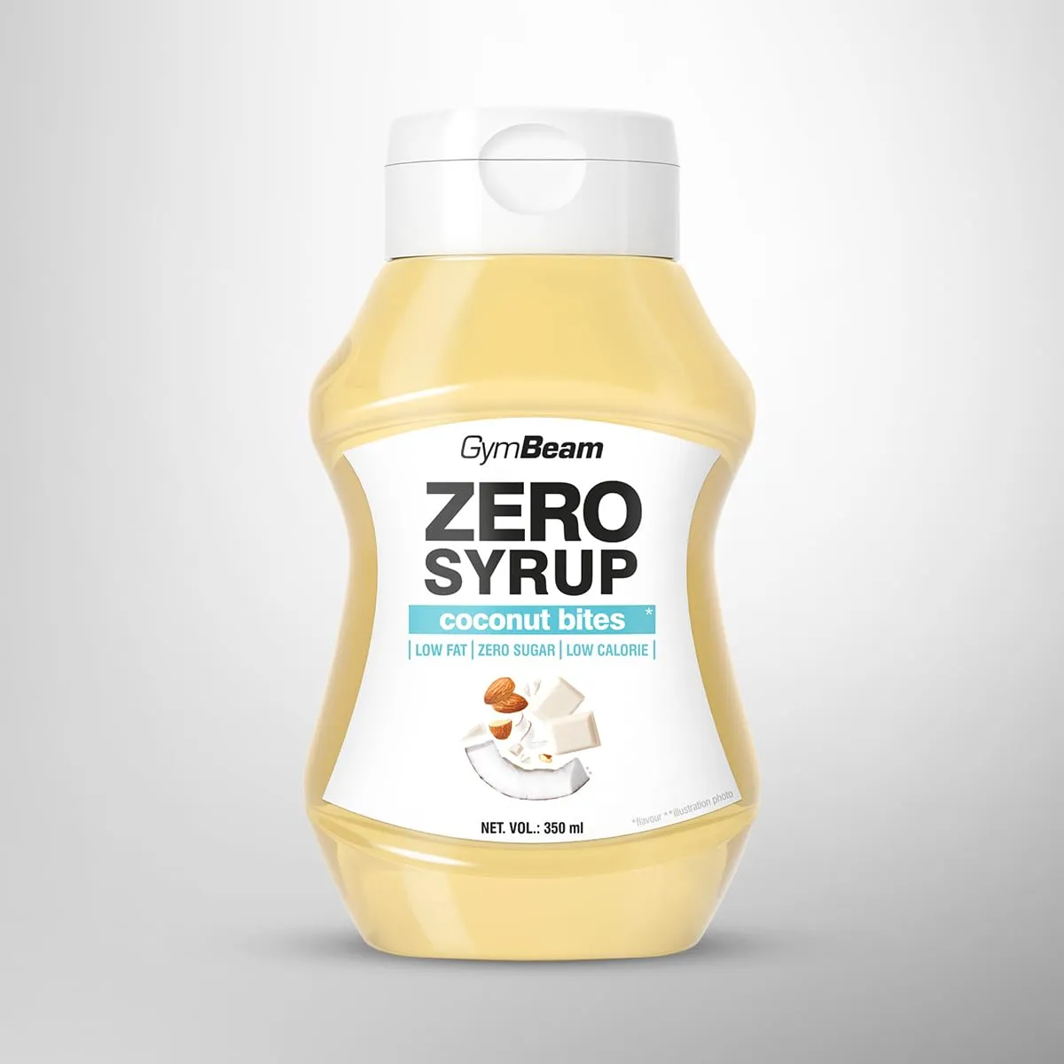 GymBeam Zero Syrup Coconut Bites Sirup 3x350ml zuckerfrei