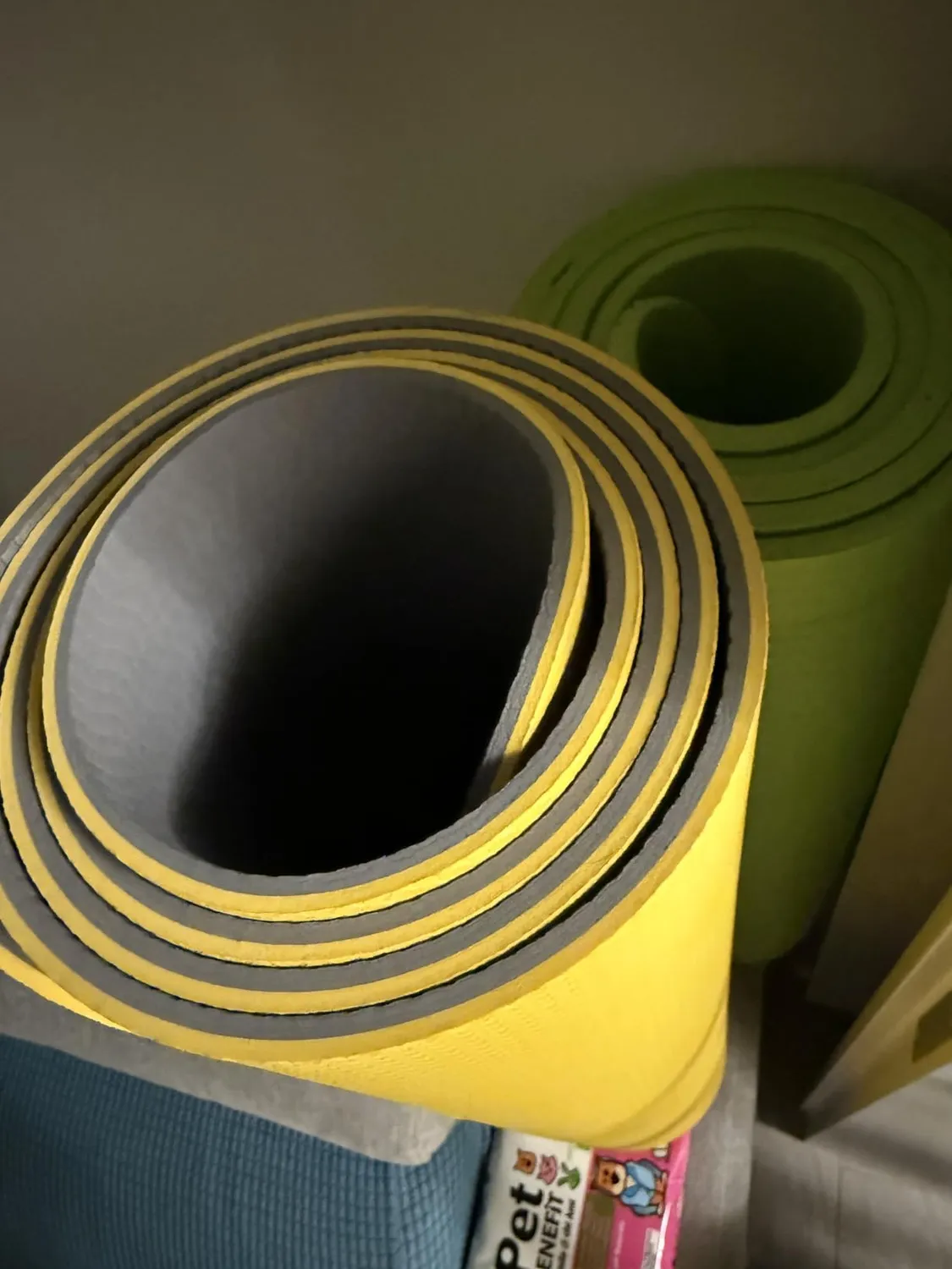 GymBeam Dual Yogamatte TPE 183x61x0,6cm rutschfest doppelseitig